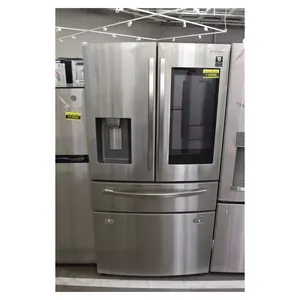 Refrigerador de puerta francesa de 28 pies y 4 puertas, refrigerador especial con pantalla táctil de acero inoxidable, la mejor calidad a la venta