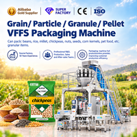 Machine d'emballage verticale automatique multifonctionnelle pour céréales 200g 500g