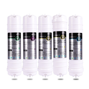 5 cấp siêu lọc 10-inch PP bông lọc <span class=keywords><strong>Cartridge</strong></span> nhanh chóng kết nối phổ Máy lọc nước than hoạt tính khối - Product Image 1
