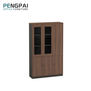 Pengpai 2 Door Factory Direct Sale Big Lots <strong>Bookcase</strong> with Glass Doors Models <strong>Cabinet</strong> Book Shelf <strong>Bookcase</strong> File <strong>Cabinet</strong> - Product Image 1