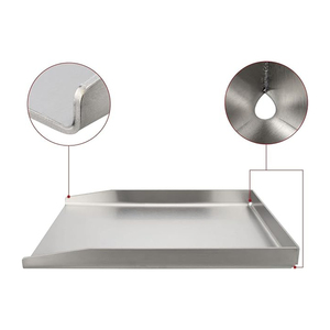 Ensemble de 3 Plaques de Cuisson Longues Antiadhésives en Acier Inoxydable pour Barbecue et Cuisine Extérieure - Product Image 4