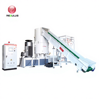 Machine de recyclage de tissus non tissés en plastique PP Densifer Melter Granule semi-plastifié faisant granulateur granulateur agglomérateur