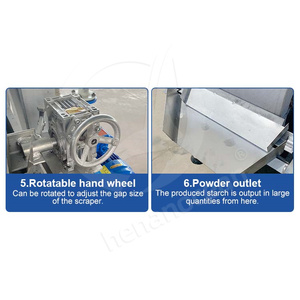 Máquina de fabricación de almidón de tapioca de alta calidad usada por OCEAN, planta de proceso de harina de yuca industrial, precio - Product Image 5