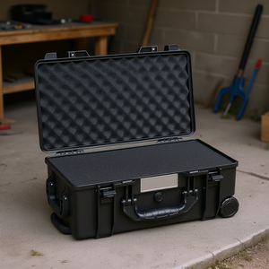Caja de Almacenamiento de Herramientas Resistente a la Intemperie de 1.58 Pies Cúbicos con Ruedas y Asas para Uso en Exteriores - Product Image 2