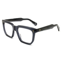 Montures de lunettes carrées pour hommes en acétate de haute qualité, style mode, vente en gros, marque de luxe, livraison rapide