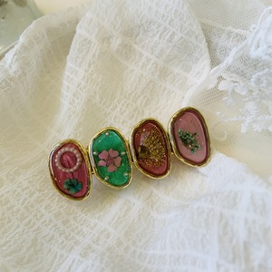 Barrette à <span class=keywords><strong>cheveux</strong></span> vintage en perles et <span class=keywords><strong>fleurs</strong></span> séchées, barrette à <span class=keywords><strong>cheveux</strong></span> en forme de fleur séchée, super féerique, tempérament éternel, barrette latérale - Product Image 5