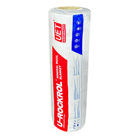 Rouleau d'isolation acoustique en laine de roche ignifuge certifié ISO UET RWBR 10075 Laine minérale de roche pour toiture et plafond