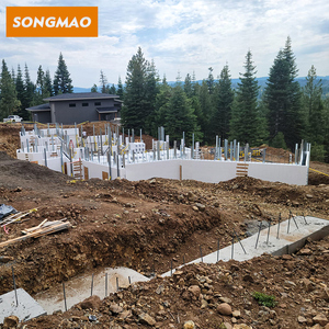 Hiện đại 250 mét icf cách điện bê tông hình thức Khối vật liệu mới EPS xốp & ván ép thân thiện với môi trường cho xây dựng - Product Image 2