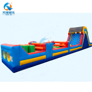 Équipement gonflable commercial de parcours d'obstacles de 45m avec <span class=keywords><strong>le</strong></span> <span class=keywords><strong>plus</strong></span> grand parcours d'obstacles d'explosion de ventilateur en <span class=keywords><strong>vente</strong></span> - Product Image 2