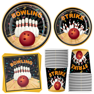Offre Spéciale : Kit de Vaisselle Jetable pour Fête de Bowling – Thème Sportif pour Anniversaire d'Enfants - Product Image 5