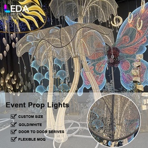 LEDA fábrica al por mayor medusas hongo telón de fondo luces Led arco boda accesorios para fiesta evento escenario Decoración - Product Image 2