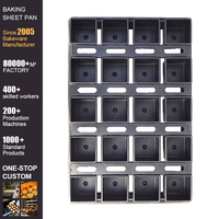 Système de cuisson en rouleaux efficace, production de boulangerie standardisée, durabilité renforcée, revêtement antiadhésif, écologique, Alusteel, 20 rouleaux NEWSKY