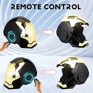 Réplica <span class=keywords><strong>de</strong></span> Película <span class=keywords><strong>de</strong></span> Súper Héroe Casco Máscara <span class=keywords><strong>de</strong></span> Iron Man Usable Electrónico con Voz y Control Remoto - Product Image 2