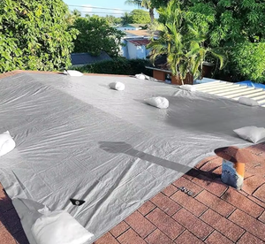 Bâche PE 100 % personnalisée, 180 GSM, robuste, antistatique, écologique, imperméable, avec service de découpe pour tentes et auvents - Product Image 6