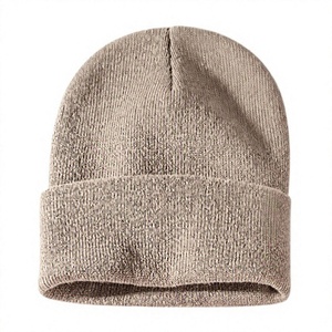 Wool Blend <b>Beanie</b> 3D Embroidery <b>Waterproof</b> Warm Winter Breathable Unisex Outdoor Casual Adults - Product Image 1