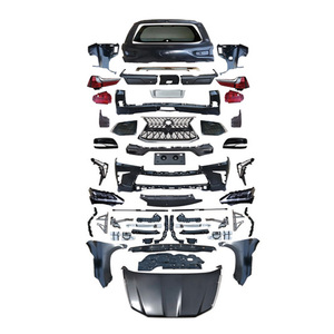 Parachoques de coche, portón trasero, faros, luces traseras, guardabarros, kit de carrocería SUV, Kit de carrocería para cambio de <span class=keywords><strong>570</strong></span> a LX 2018, estilo TRD - Product Image 1