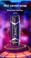 Masturbateur automatique 2 en 1 pour hommes, pompe à pénis, modes amovibles, taille de poche, masturbateur vaginal vibrant pour hommes