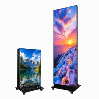 Nouvel écran LED pliable haut et bas 2026, affichage portable pour location, mur vidéo sans soudure, protection GOB, installation rapide pour événements