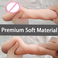 Masturbador Masculino de TPE al por Mayor, Vagina de Bolsillo con Textura Realista, Juguete Adulto Impermeable, Soporte para Logotipo Personalizado OEM/ODM