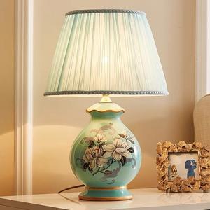 European Style Simple Modern Warm Creative Romantic Bedside Lamp Bedroom American Style Bedside Table AC Power Dimmable Night - Product Image 3