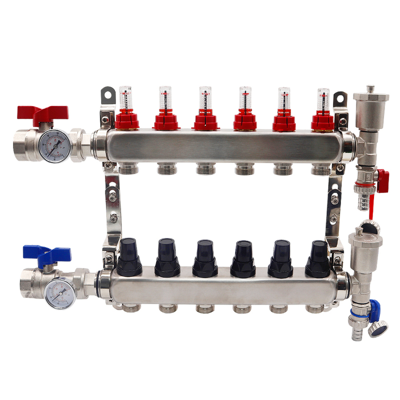 Stainless Steel Floor Heat Manifold Included