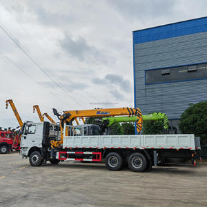 รถบรรทุกติดเครนจีน Shacman 6x4 12 ตัน แบบบูมแข็ง  เครื่องยนต์ Weichai สำหรับขนส่งวัสดุหนัก  ขาย - Product Image 5