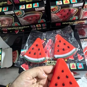 Juguete Antiestrés de Goma con Forma de Sandía Simulada N E E D0h, con Rebote Lento, para Bromas Divertidas para Niños Need0hh - Product Image 3
