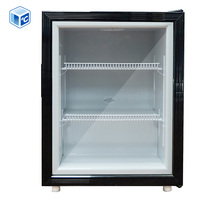 Congélateur à glace de comptoir en gros -18°C ℃ Jusqu'à -25 ℃   Petit congélateur vitrine pour crème glacée avec porte en verre, comptoir de travail pour gelato