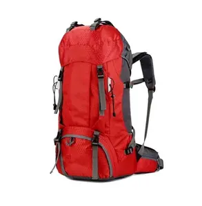 Mochila de senderismo de gran capacidad de 65L, bolsa de viaje al aire libre, mochila impermeable para acampar y senderismo