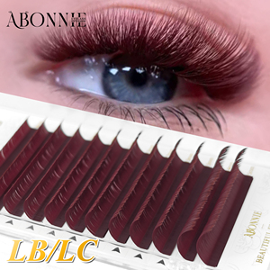 Extensions de <span class=keywords><strong>cils</strong></span> classiques <span class=keywords><strong>bordeaux</strong></span> LB LC, extensions de <span class=keywords><strong>cils</strong></span> Abonnie rouge vin, <span class=keywords><strong>cils</strong></span> volumineux russes, <span class=keywords><strong>cils</strong></span> moelleux pour <span class=keywords><strong>cils</strong></span> effet foxy - Product Image 3