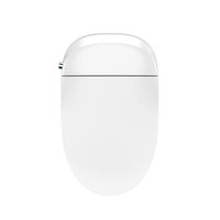 Massage à chasse d'eau automatique lavage propre fonction une pièce commode s-trap toilette intelligente en céramique