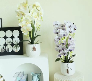 <strong>Artificial</strong> Butterfly <strong>Orchid</strong> Flower Simulated <strong>Potted</strong> Plant Living Room Desktop Decoration <strong>Artificial</strong> Flower Bonsai VP-HL016 - Product Image 3