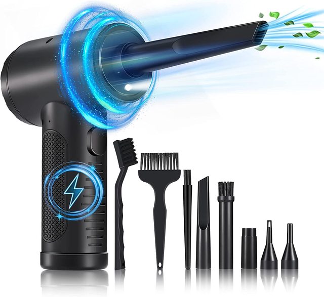 Compressed Spray Gas Cans Rechargeable Compressed Mini Air Duster Replacement Portable Cordless Electric Air Duster