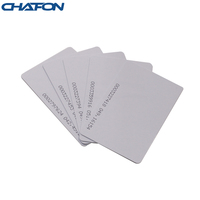 CHAFON Anpassbare PVC NFC 13,56MHz Zugangskontrollkarte F1105 Chip Wasserdicht Kostengünstig Farbiger Logodruck