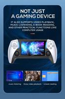 Consola de Juegos Portátil Project-X 4K HD de 4.3'' de Última Generación, Compatible con Juegos de PS1