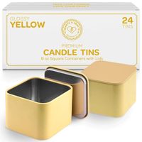 Boîte en fer blanc vide personnalisée pour bougies, petite boîte carrée en fer blanc rose pour parfum solide ou savon, pot en fer blanc pour bougies