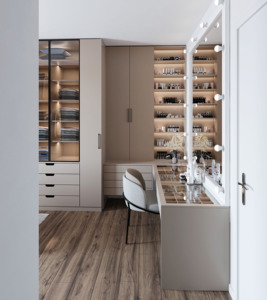 Vermonhouzz Melamine Walk in Closet <strong>Wardrobe</strong> Aluminum <strong>Slim</strong> Frame Glass Door Luxury Room Cabinet <strong>Wardrobe</strong> - Product Image 2