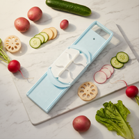 Mandoline professionnelle manuelle PS pour légumes, 3 réglages de julienne, coupe-sicher, protection brevetée, découpe de précision