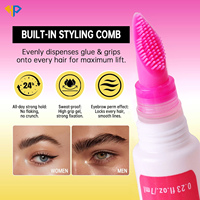 Gel Sourcils Transparent Naturel Végétalien Longue Durée, Personnalisable, Sans Cruauté Animale, Bio, Effet Sculptant et Fixateur