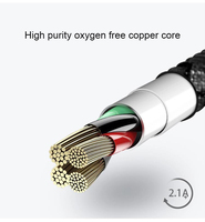 Cable usb 3 en 1, cable magnético múltiple, línea de datos, novedad