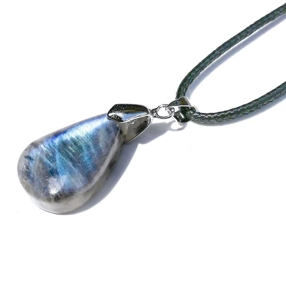 Tirez la goutte d'eau de feldspath (corde de ceinture perforée)