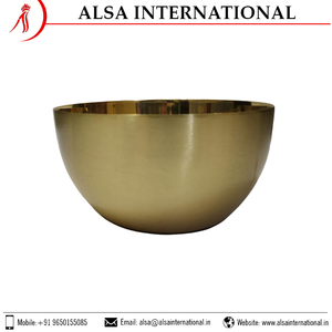Suministro a granel Cuenco de pulido de oro de latón decorativo para ampliamente Buyres - Product Image 4
