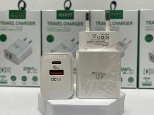 อะแดปเตอร์แปลงไฟแบบ USB-C รองรับโปรโตคอลครบถ้วน กำลังไฟ 40 วัตต์ 2 พอร์ต ชาร์จเร็ว 20 วัตต์ PD+QC สำหรับ Samsung/iPhone - Product Image 6