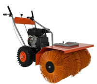 Déneigeuse à tarière avec brosse à rouleaux interchangeable et lame de déneigement, machine multifonctionnelle pour l'élimination de la neige