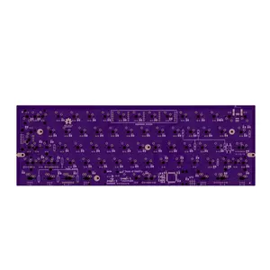 OEM Gerber Desain Layanan Tipe C Hotswap Nirkabel RGB ISO ANSI 3 Pin 5 Pin 60% 65% 75% Tkl Prototipe Keyboard Mekanik Pcb