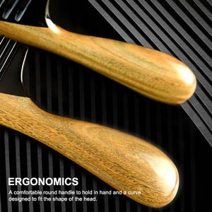 宽齿窄齿缠结直发木梳女柄 - Product Image 6