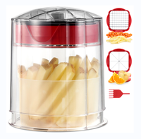 Multifunctionele Manuele Pers Type Keuken Gadget Pp Plastic Groente Dicer & Food Dicer Voor Frietjes & Andere Vruchten Groenten