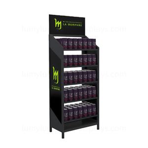 Étagères de présentation en vrac pour les promotions de vente en supermarché, en fil métallique, sur pied, avec étagères pour les canettes de soda et de bière - Product Image 2