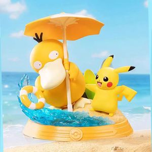Anime japonais 100% original, 8 pièces/boîte, figurines d'action en PVC <span class=keywords><strong>Pikachu</strong></span> et ses amis, boîte mystère, mini jouets de collection, ornements - Product Image 2