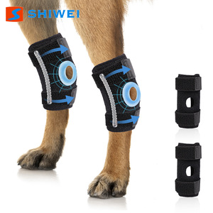 Shiwei Dog <b>Knee</b> Brace Sml Nylon Joint Support <b>Protector</b> For Running Pets Black - Product Image 1